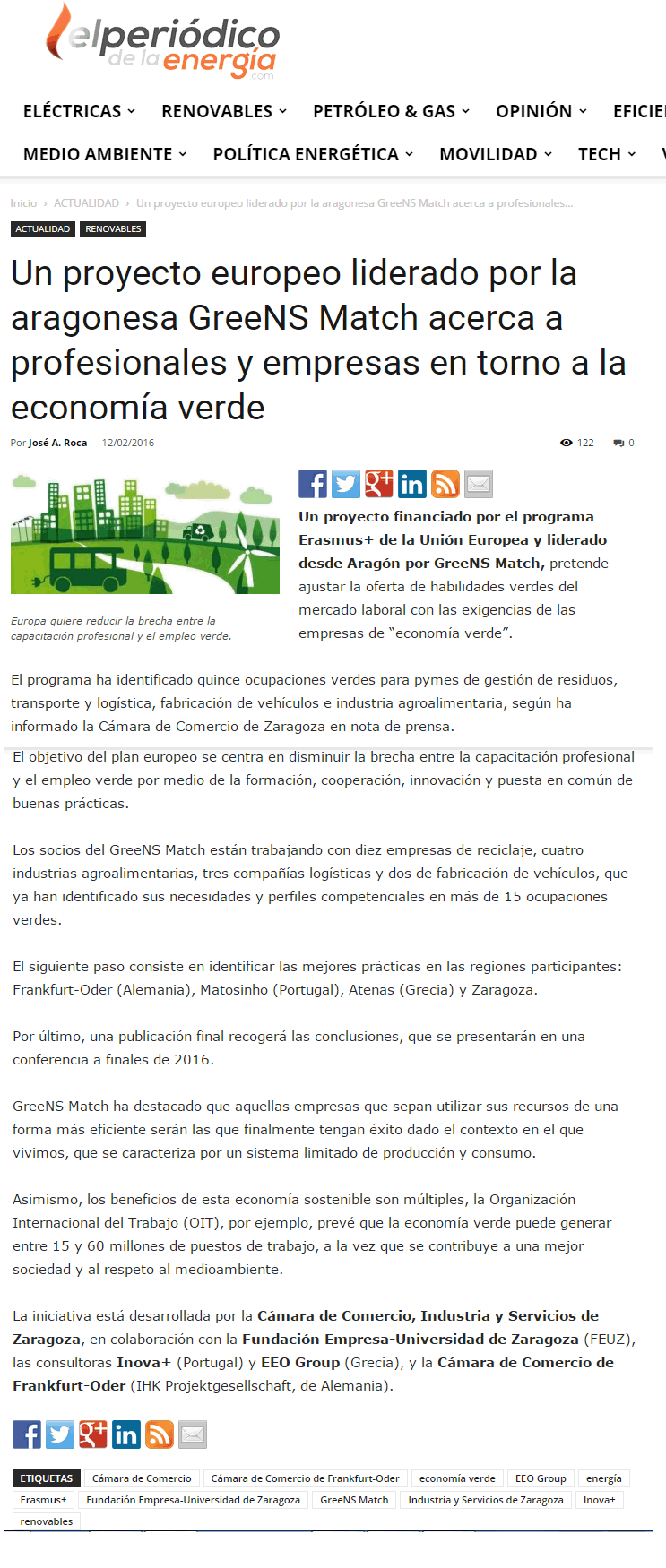 Noticias - El periodico de la energia (12/02/2016)